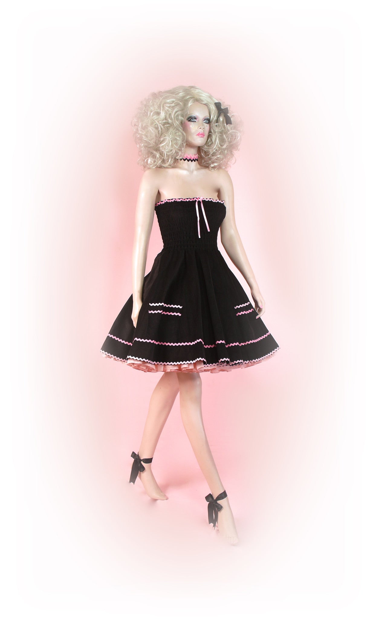 Black Pink<br>Radiant Ric Rac LONG