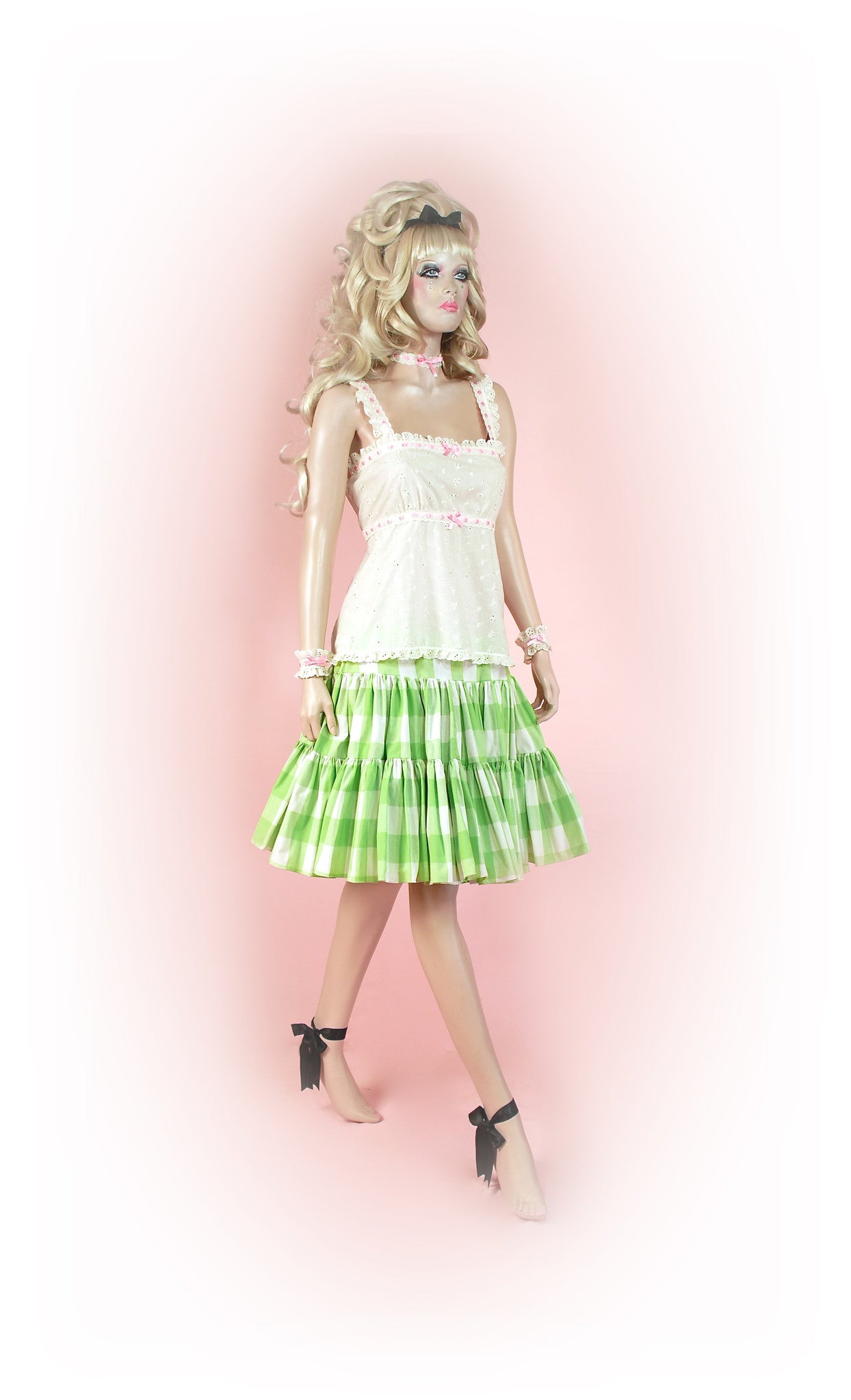 Green<br>Picnic Gingham Knee