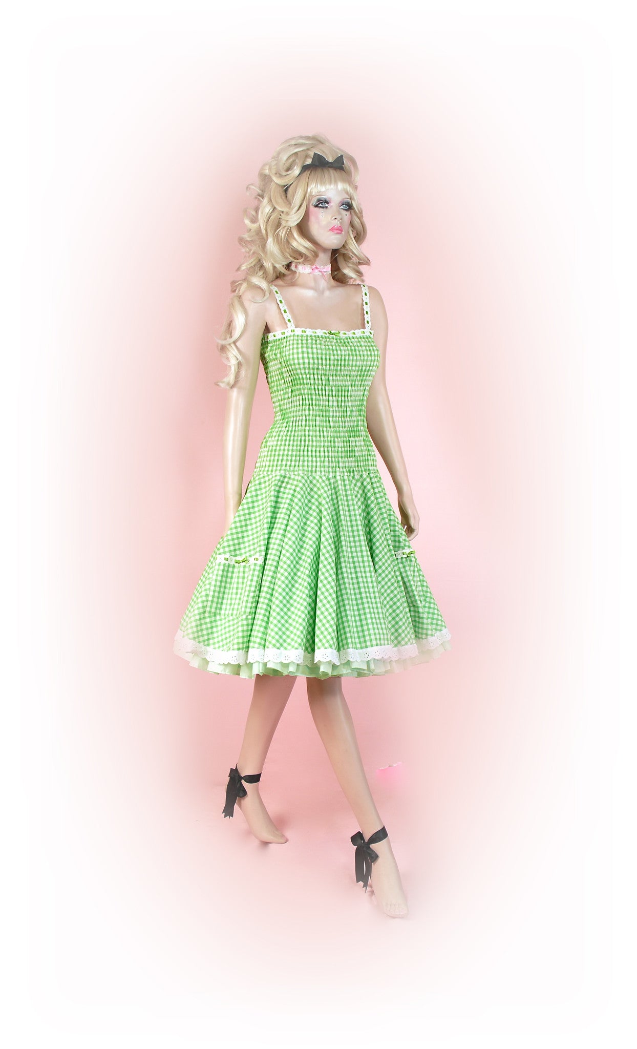 Green<br>Picnic Gingham Long