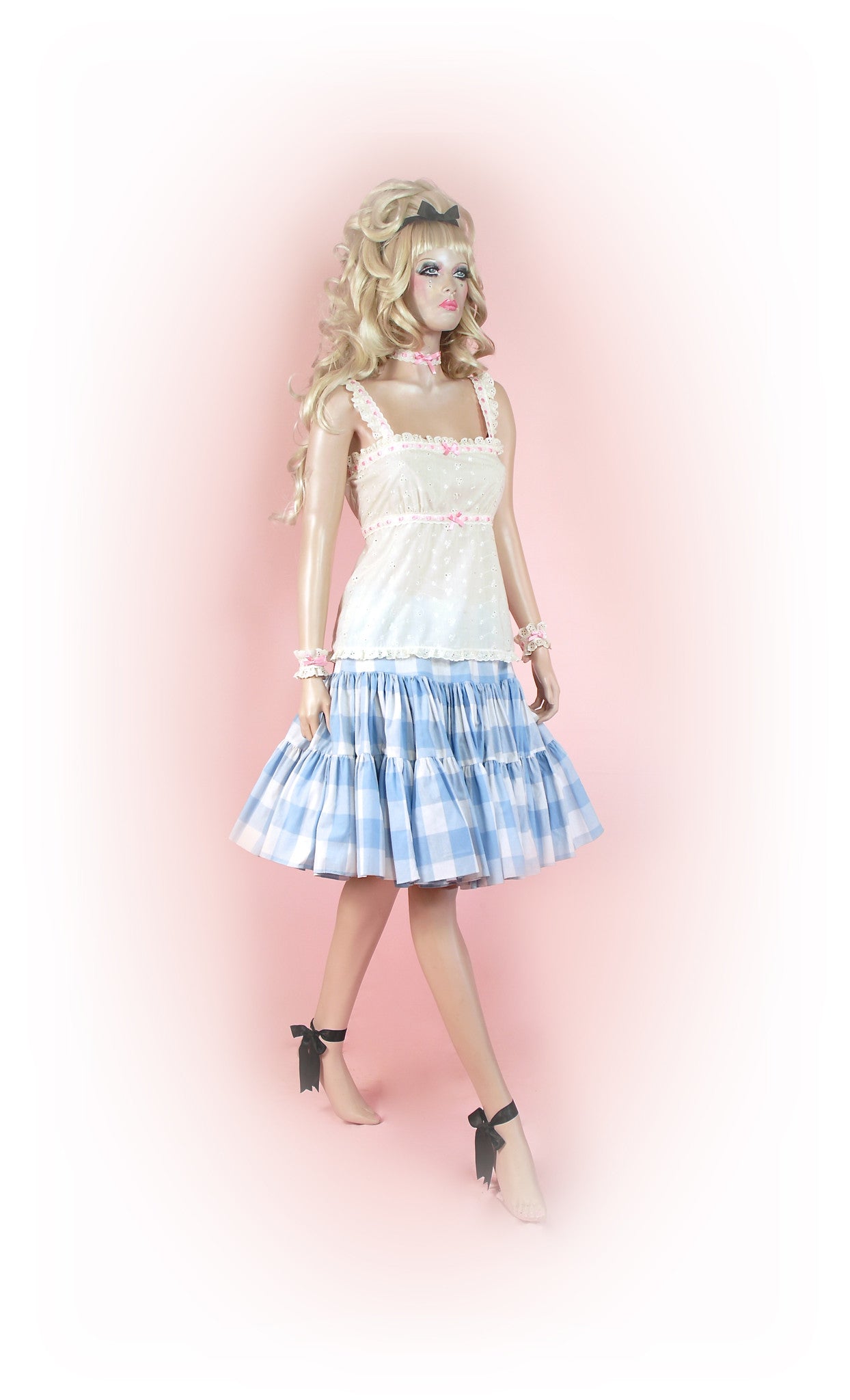 Blue<br>Picnic Gingham Knee