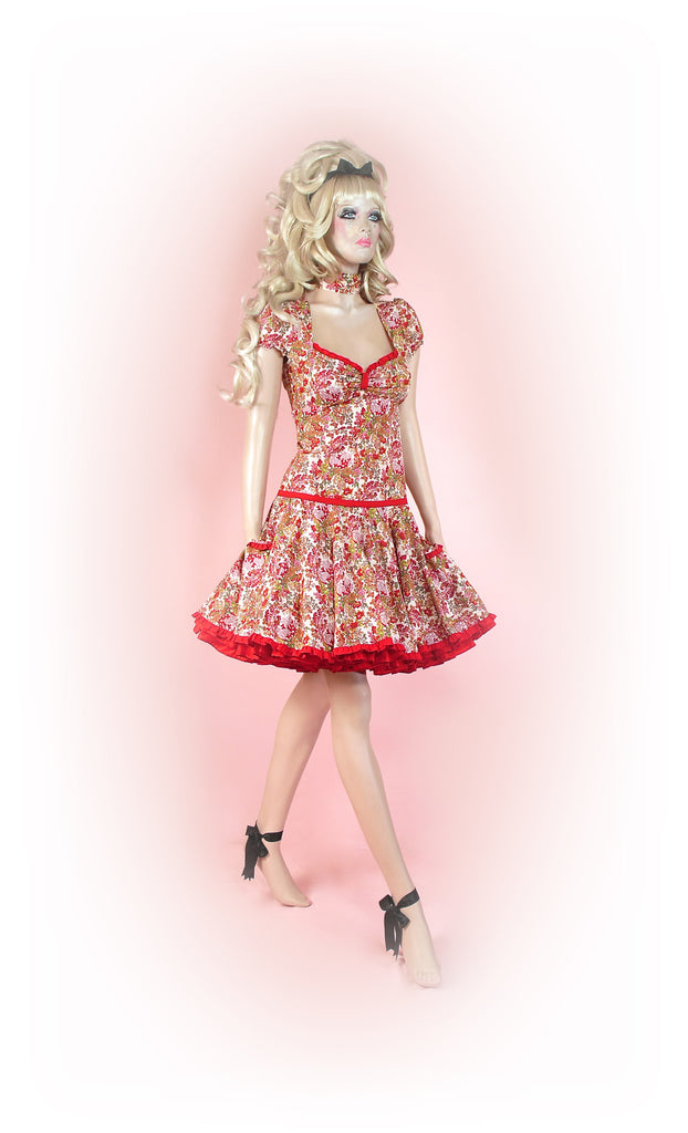 Red<br>Dainty Floral