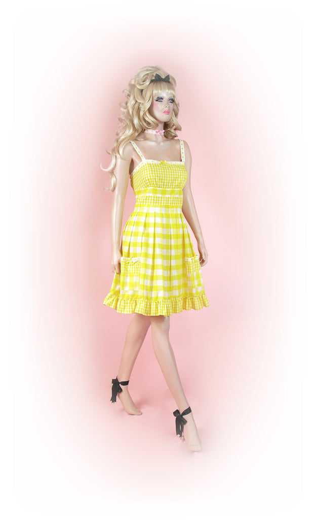 Yellow<br>Picnic Gingham